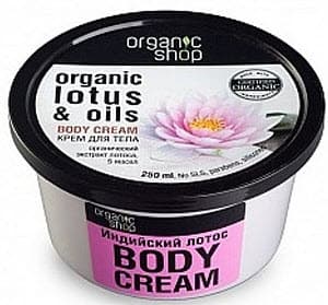 BODY CREAM ORGANIC LOTUS &amp; OILS Крем для тела Индийский Лотос 250 мл
