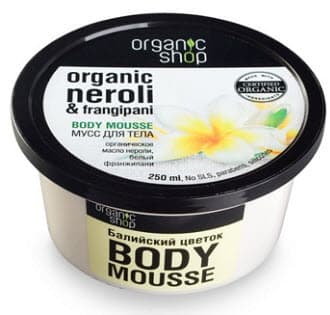 BODY MOUSSE ORGANIC NEROLI &amp; FRANGIPANI Мусс для тела Балийский Цветок 250 мл