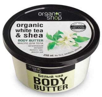 Фото #1: Body Butter Organic White Tea Shea Масло Для Тела Белый Чай