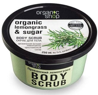 Фото #1: Body Scrub Organic Lemongrass Sugar Скраб Для Тела Прованский Лемонграс