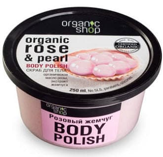 BODY POLISH ORGANIC ROSE and PEARL Скраб для тела Розовый Жемчуг 250 мл