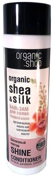 Фото #1: Shine Conditioner Organic Shea Silk Бальзам Шелковый Нектар