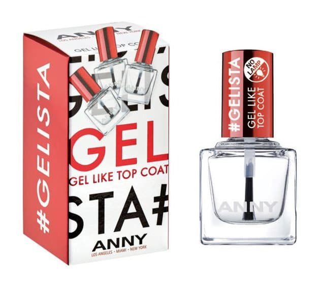 GELISTA GEL LIKE TOP COAT Закрепляющее покрытие с эффектом гелевого лака 15 мл
