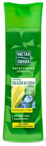 Шампунь Объем и Сила Пшеница для тонких и ослабленных волос 400 мл