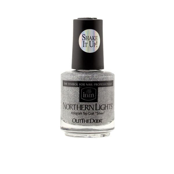 NORTHERN LIGHTS SILVER Голографическая сушка-закрепитель лака 15 мл