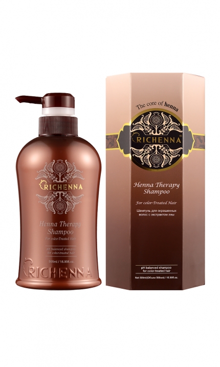 

Henna Therapy Shampoo Шампунь Для Окрашенных Волос С Экстрактом Хны 500 Мл