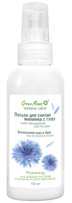 ФОРМУЛА ТАЙГИ Лосьон для снятия макияжа с глаз &quot;Васильковая вода и Овёс&quot; 100 мл