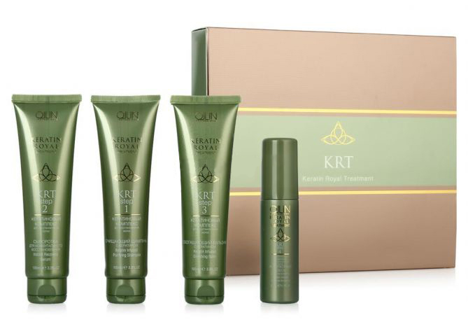 Фото #1: Keratin Royal Treatment Набор Кератиновый Шампунь Бальзам Сыворотка Блеск