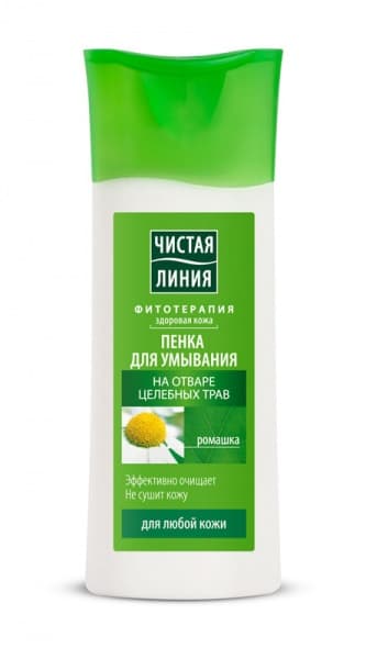 Пенка для умывания на отваре целебных трав 100 мл