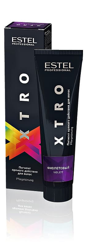 XTRO Пигмент прямого действия для волос фиолетовый 60 мл