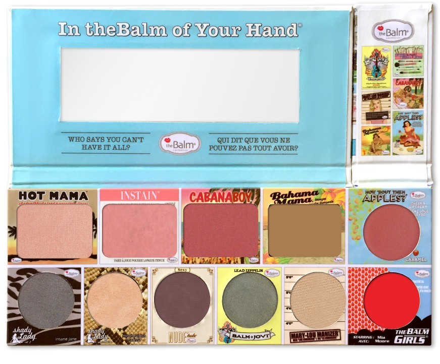 In The Balm Of Your Hand Палетка Средств Для Макияжа