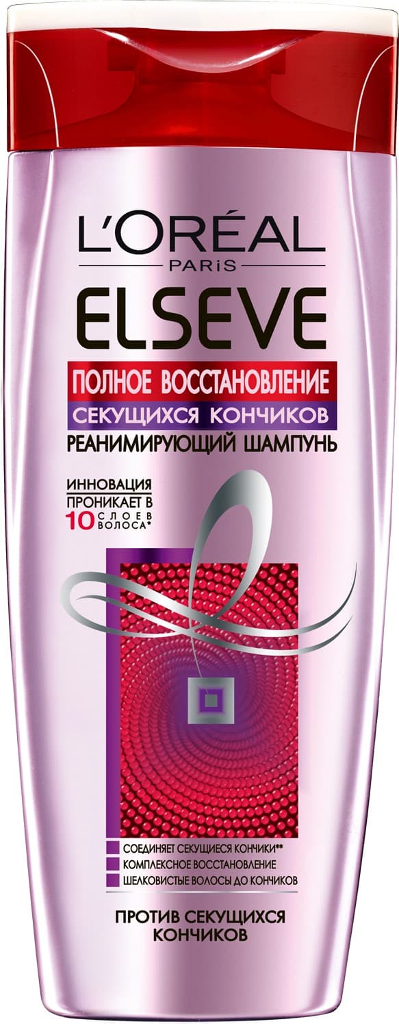 ELSEVE Шампунь для волос Полное восстановление секущихся кончиков 400 мл
