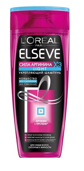 Elseve Шампунь Для Волос Сила Аргинина Light
